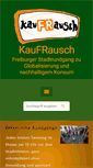 Mobile Screenshot of kaufrausch-freiburg.de